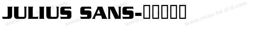 JULIUS SANS字体转换